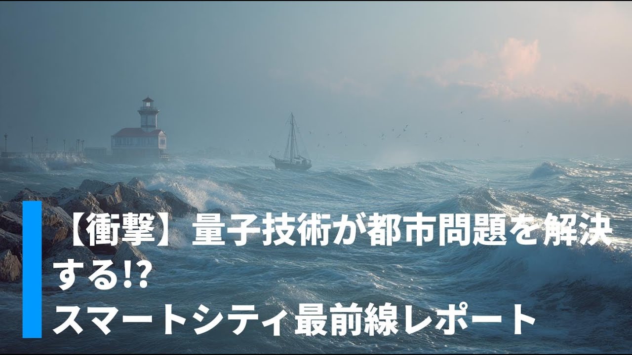 [YouTube] 【衝撃】量子技術が都市問題を解決する!? スマートシティ最前線レポート