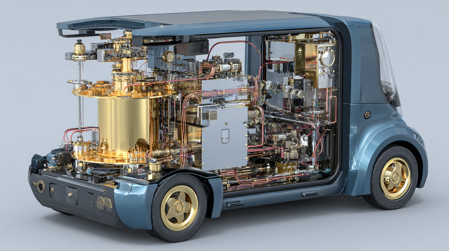 半導体量子コンピュータを車の後部座席に乗せて全国で展示する企画